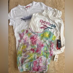 Girl’s Size 10 Athletic Shirt Bundle Puma, Reebok, Children’s Place